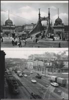 cca 1965 előtti felvételek budapesti villamosokról (22, 31 és 2-es járat), 2 db modern nagyítás, jelzés nélkül, 15x21 cm