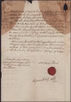 1848 Kiskunszabadszállás város szerződése a város nagyvendégfogadó árendába vételéről működtetéséről...