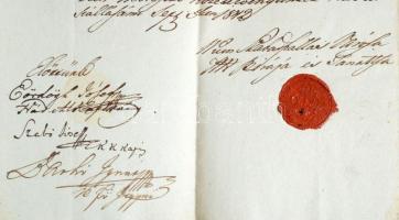 1848 Kiskunszabadszállás város szerződése a városi vásárok királyi és úri haszonvételek három éves b...