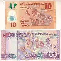 Nigéria 2013. 10N + 2014. 100N T:UNC
Nigeria 2013. 10 Naira + 2014. 100 Naira C:UNC
Krause P#39d, ...