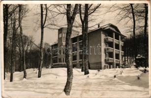 1940 Mátraháza (Gyöngyös), Baán szálloda. Klein S. H. kiadása (tűnyomok / pinmarks)