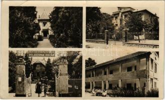 1952 Balatonlelle, mozaiklap: Richter gyógyszergyár dolgozóinak üdülője. Művészeti Alkotások (fa)