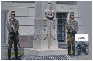 2023. 100Ft "175 éves a Magyar Honvédség" első napi veret sorszámozott emléklapon "05...