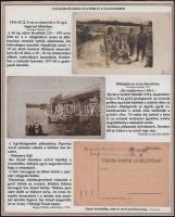 1914-16 A császári és királyi győri 19. gyalogezredet bemutató gyűjtemény 6 db eredeti fotó, fotólap...