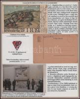 1914-16 A császári és királyi győri 19. gyalogezredet bemutató gyűjtemény 6 db eredeti fotó, fotólap...