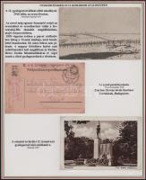 1914-16 A császári és királyi komáromi 12. gyalogezredet bemutató gyűjtemény 7 db eredeti fotó, fotó...