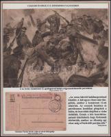 1914-16 A császári és királyi komáromi 12. gyalogezredet bemutató gyűjtemény 7 db eredeti fotó, fotó...
