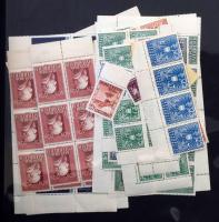 Lindner gyűrűs borító, benne 18 OMNIA fekete kétoldalas műanyag berakólap: 8 db ívnek, 10 db 6-os, 8...