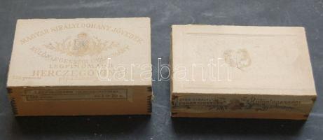 2 db dohánytartó doboz