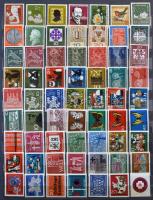 NSZK és Berlin gyűjtemény 1956-1980 blokkokkal, bélyegfüzet lapokkal, tartalmas anyag, 12 lapos nagy berakóban