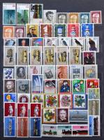 NSZK és Berlin gyűjtemény 1956-1980 blokkokkal, bélyegfüzet lapokkal, tartalmas anyag, 12 lapos nagy...