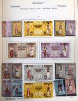 Románia főleg bélyegzett gyűjtemény 1943-1969 Abria előnyomott albumban. Nem teljes, de tartalmas an...