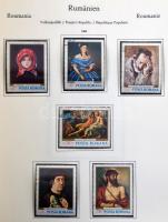 Románia főleg bélyegzett gyűjtemény 1943-1969 Abria előnyomott albumban. Nem teljes, de tartalmas an...