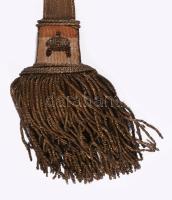 M. Kir. Honvédség, Szent Koronás tiszti kardbojt, csatlékkal, korának megfelelő állapotban, teljes h...