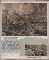 1914-18 Az I. világháborús olasz frontot bemutató gyűjtemény korabeli fotókkal, eredeti képeslapokka...