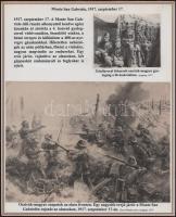 1914-18 Az I. világháborús olasz frontot bemutató gyűjtemény korabeli fotókkal, eredeti képeslapokka...