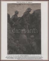 1914-18 Az I. világháborús olasz frontot bemutató gyűjtemény korabeli fotókkal, eredeti képeslapokka...