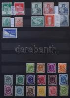 NSZK 1948-1965 Hiányos, de tartalmas gyűjtemény, 8 lapos Philux A4-es berakóban