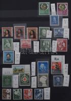 NSZK 1948-1965 Hiányos, de tartalmas gyűjtemény, 8 lapos Philux A4-es berakóban