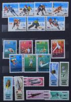 Mongólia gyűjtemény 41 klf sor + 35 blokk 12 lapos A4-es berakóban