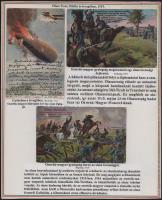 1915-17 Az I. világháborús olasz frontot bemutató gyűjtemény eredeti fotókkal, képeslapokkal, újságk...