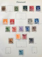 Dánia, Finnország, Svédország gyűjteményrész Borek előnyomott albumban