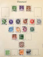 Dánia, Finnország, Svédország gyűjteményrész Borek előnyomott albumban