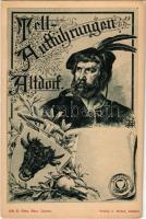 Altdorf (Uri), Tell-Aufführungen. Art Nouveau, floral (tiny tear)