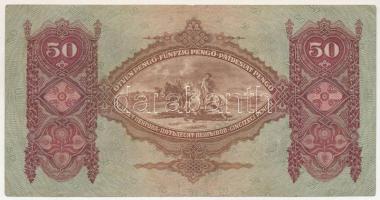 1932. 50P viszonylag alacsony sorszámmal "D 185 001326" T:F
Adamo P14