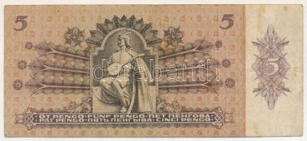 1939. 5P viszonylag alacsony "A 364 001233" sorszámmal T:F
Adamo P6