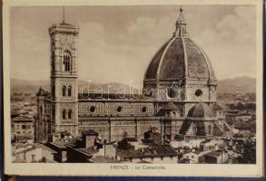 6 db olasz városképes leporelló: Ricordo di Napoli, Pompei, Firenze, Roma (2x klf), Venezia. Vegyes ...