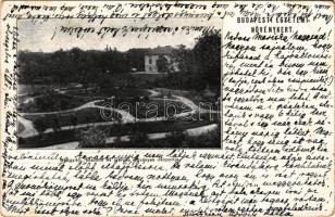 1902 Budapest VIII. Egyetemi növénykert, gyógyító, hasznos és mérges növények csoportja (kopott sarkak / worn corners)