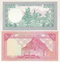Jemen DN(1976) 1R + DN(1981) 5R T:UNC-AU
Yemen ND(1976) 1 Rial + DN(1981) 5 Rials C:UNC-AU
Krause ...