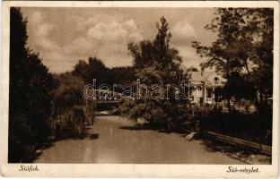 1925 Siófok, Sió részlet, híd (EK)