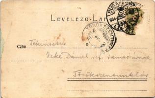 1904 Budapest V. Központi Tudományos Egyetem, villamos. Serie Nr. 44. (EB)