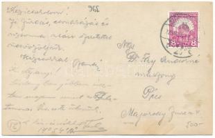 1929 Gárdony, Sirály strandvendéglő, terasz vendégekkel. photo (fl)