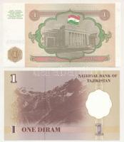 Tádzsikisztán 1994. 1R + 1999. 1D T:UNC
Tajikistan 1994. 1 Rouble + 1999. 1 Diram C:UNC
Krause P#1...