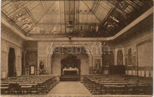 Budapest XIII. Angyalföld, Szent László Társulat házának kápolnája, belső. Szent László utca 26. (EK)