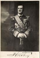 Horhy Milkós kormányzó propaganda fotó 12x17 cm (apró saroktörés)