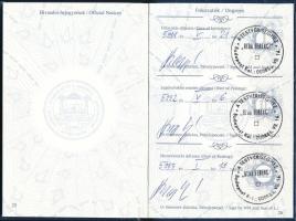 M.S.N.P. [Magyarországi Symbolikus Nagypáholy] szabadkőműves útlevél, fénykép nélkül // S.G.L.H. [Sy...