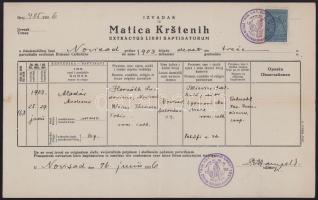 ca 1920-1940 Vegyes okmánybélyeges okmányok, közötte Miskolc városi, Budapest városi illetékbélyegek