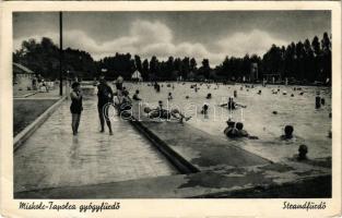 1939 Miskolctapolca, Görömbölytapolca, Görömbölyi-Tapolca, Tapolca (Miskolc); Strand, fürdőzők (EB)