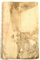 1771 Adóösszeírás? kb 60 beírt oldalon megviselt állapotban