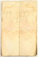 1771 Adóösszeírás? kb 60 beírt oldalon megviselt állapotban