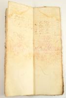 1771 Adóösszeírás? kb 60 beírt oldalon megviselt állapotban