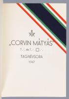 1947 Szabadkőműves páholy tagnévsor-kolligátum: A Magyarországi Symbolikus Nagypáholy védelme alatt ...