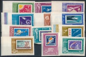 1963 A szocialista országok postaügyi minisztereinek értekezlete IV. vágott sor (1,20Ft az egyik sarokban bevágva / cut in a corner)