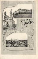 Pápa az Eszterházy-kastéllyal és templommal