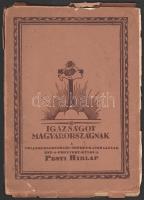 1928 Igazságot Magyarországnak! Trianon kegyetlen tévedései. A Pesti Hírlap ötvenéves fennállása alk...