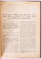 1896 A Magyarországi Symbolikus Nagypáholy jelentése az 1895. évről. + 1909 Munkatábla a Magyarorszá...